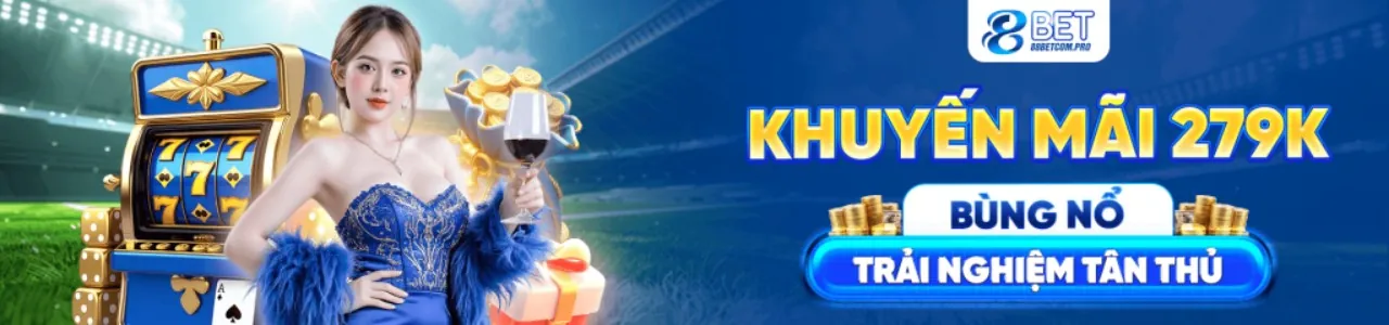 Sân vận động bóng đá với đèn chiếu sáng rực rỡ, biểu tượng cho cá cược thể thao FVE88
